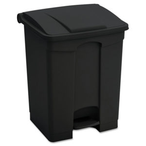 Safco® Large Capacity Plastic Step-On Receptacle