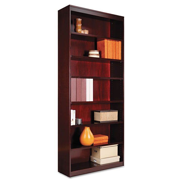 Alera® Veneer Square Corner Bookcase Alera® Veneer Square Corner Bookcase