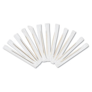 AmerCareRoyal® Cello-Wrapped Round Wood Toothpicks