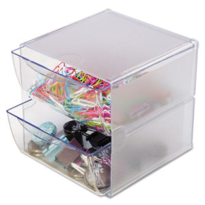 deflecto® Stackable Cube Organizer