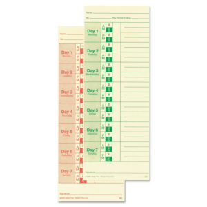 Lathem® Time Time Cards