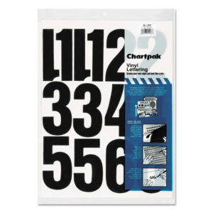 Chartpak® Press-On Vinyl Letters & Numbers