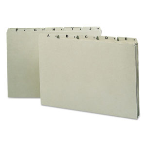 Smead® Alphabetic Top Tab Indexed File Guide Set