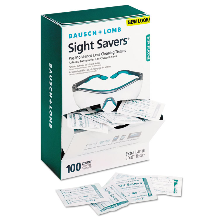 Bausch & Lomb Sight Savers Pre-Moistened Anti-Fog Tissues with Silicone Bausch & Lomb Sight Savers Pre-Moistened Anti-Fog Tissues with Silicone