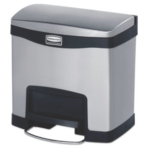Rubbermaid® Commercial Slim Jim® Stainless Steel Step-On Container