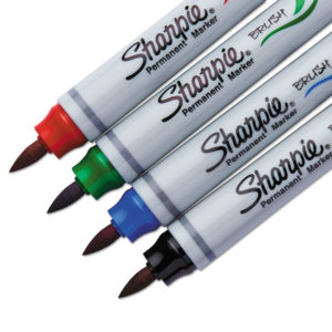 Sharpie® Brush Tip Permanent Marker