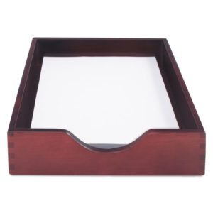 Carver™ Hardwood Stackable Desk Trays