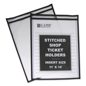 C-Line® Stitched Shop Ticket Holders
