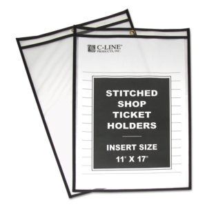 C-Line® Stitched Shop Ticket Holders