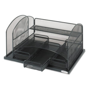 Safco® Onyx™ Organizer with Three Drawers