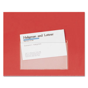 Cardinal® HOLD IT® Poly Business Card Pocket