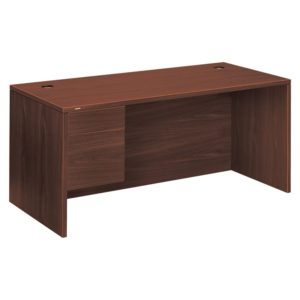 HON® 10500 Series™ "L" Workstation Single Pedestal Desk