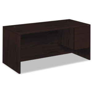 HON® 10500 Series™ "L" Workstation Single Pedestal Desk