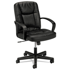 HON® HVL171 Executive Mid-Back Leather Chair