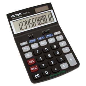 Victor® 1180-3A Antimicrobial Desktop Calculator