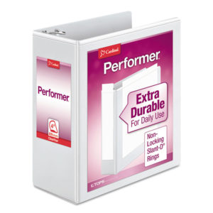 Cardinal® Performer™ ClearVue™ Slant-D® Ring Binder