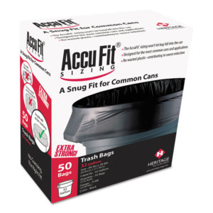 AccuFit® Linear Low Density Can Liners with AccuFit® Sizing