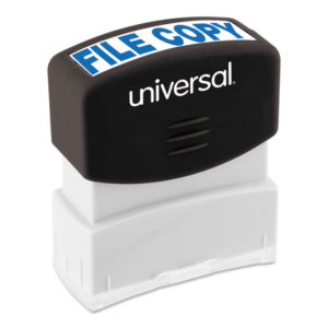 Universal® Pre-Inked One-Color Stamp