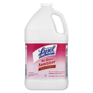 Professional LYSOL® Brand No-Rinse Sanitizer Concentrate