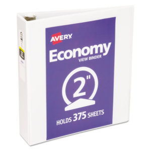 Avery® Economy View Binder with Round Rings