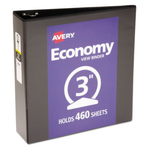 Avery® Economy View Binder with Round Rings