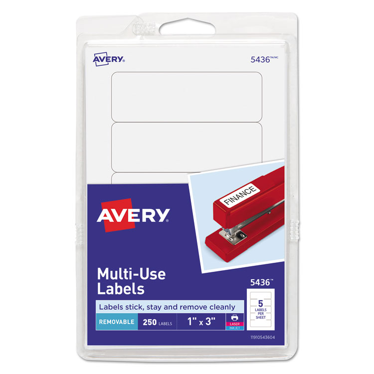 Avery® Removable Multi-Use Labels Avery® Removable Multi-Use Labels