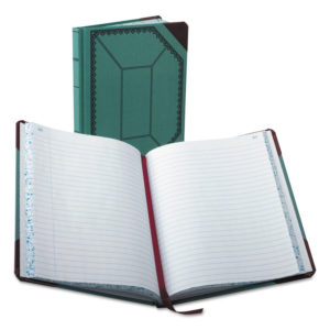 Boorum & Pease® Record Book with Blue and Red Cover