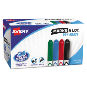 Avery® MARKS A LOT® Pen-Style Dry Erase Markers