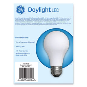 GE Classic LED Daylight Non-Dim A19 Light Bulb