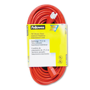 Fellowes® Indoor/Outdoor Heavy-Duty Extension Cord