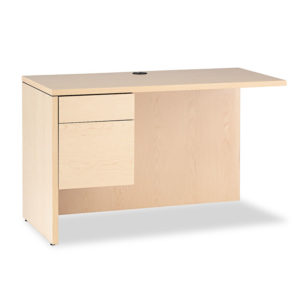 HON® 10500 Series™ “L” Workstation Return with 3/4-Height Pedestal
