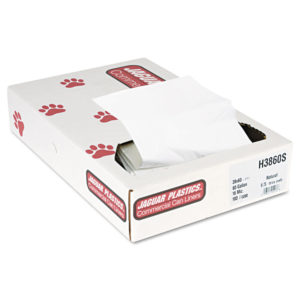 Jaguar Plastics® High Density Industrial Can Liners Flat Pack