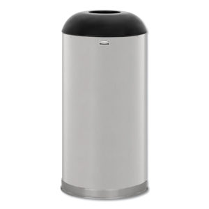 Rubbermaid® Commercial European & Metallic Series Receptacle with Drop-In Dome Top