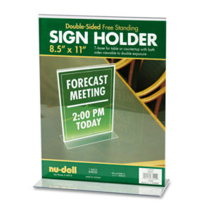 NuDell™ Acrylic Sign Holder