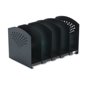 Safco® Five-Section Adjustable Steel Book Rack