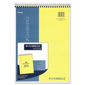 Cambridge® Stiff-Back Wire Bound Notebook