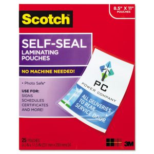 Scotch™ Self-Sealing Laminating Pouches