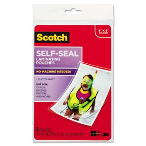 Scotch™ Self-Sealing Laminating Pouches