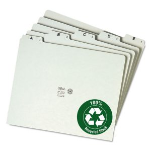 Smead® Alphabetic Top Tab Indexed File Guide Set