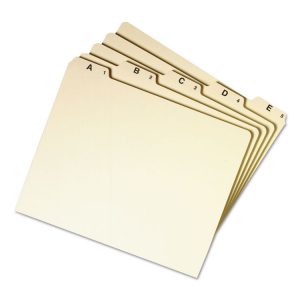 Smead® Alphabetic Top Tab Indexed File Guide Set