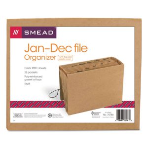 Smead® Indexed Expanding Kraft Files