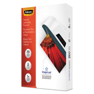 Fellowes® ImageLast™ Laminating Pouches with UV Protection