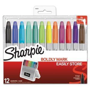 Sharpie® Permanent Markers with Storage Case