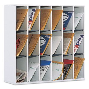 Safco® Wood Mail Sorters