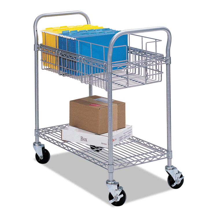 Safco® Wire Mail Cart Safco® Wire Mail Cart