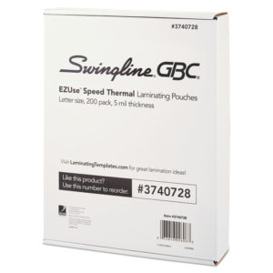 GBC® EZUse™ Thermal Laminating Pouches