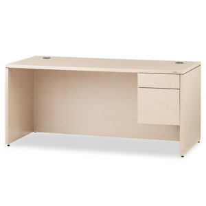 HON® 10500 Series™ "L" Workstation Single Pedestal Desk
