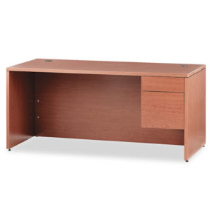 HON® 10500 Series™ "L" Workstation Single Pedestal Desk