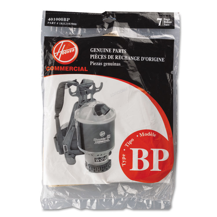 Hoover® Commercial Back Pack Disposable Vacuum Cleaner Liner Hoover® Commercial Back Pack Disposable Vacuum Cleaner Liner