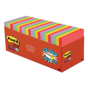 Post-it® Notes Super Sticky Pads in Marrakesh Colors